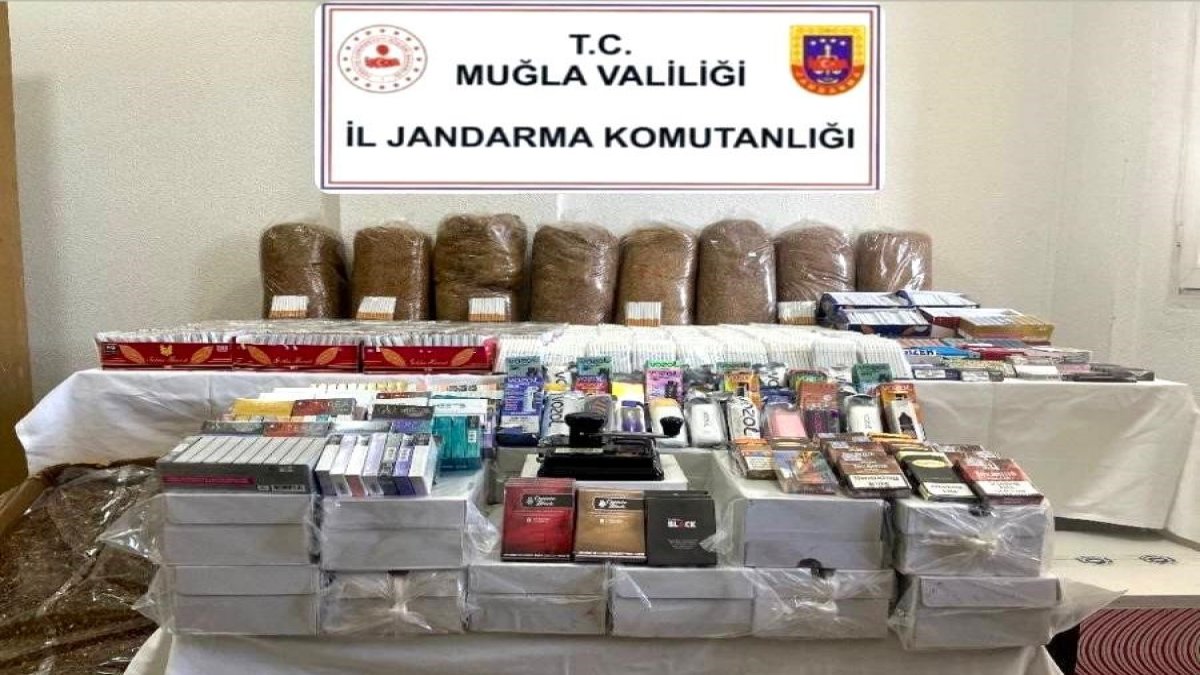Jandarmadan kaçak tütün operasyonu