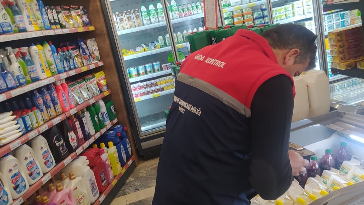 Siirt’te gıda denetimi! Gıda işletmelerinde kontroller gerçekleştirildi