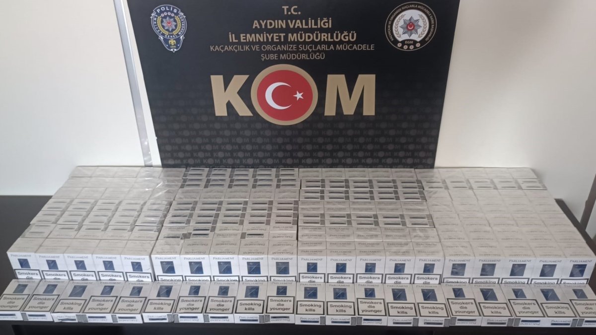 Aydın’da kaçakçılık operasyonu