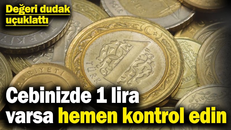 Cebinizde 1 lira varsa hemen kontrol edin! Değeri dudak uçuklattı