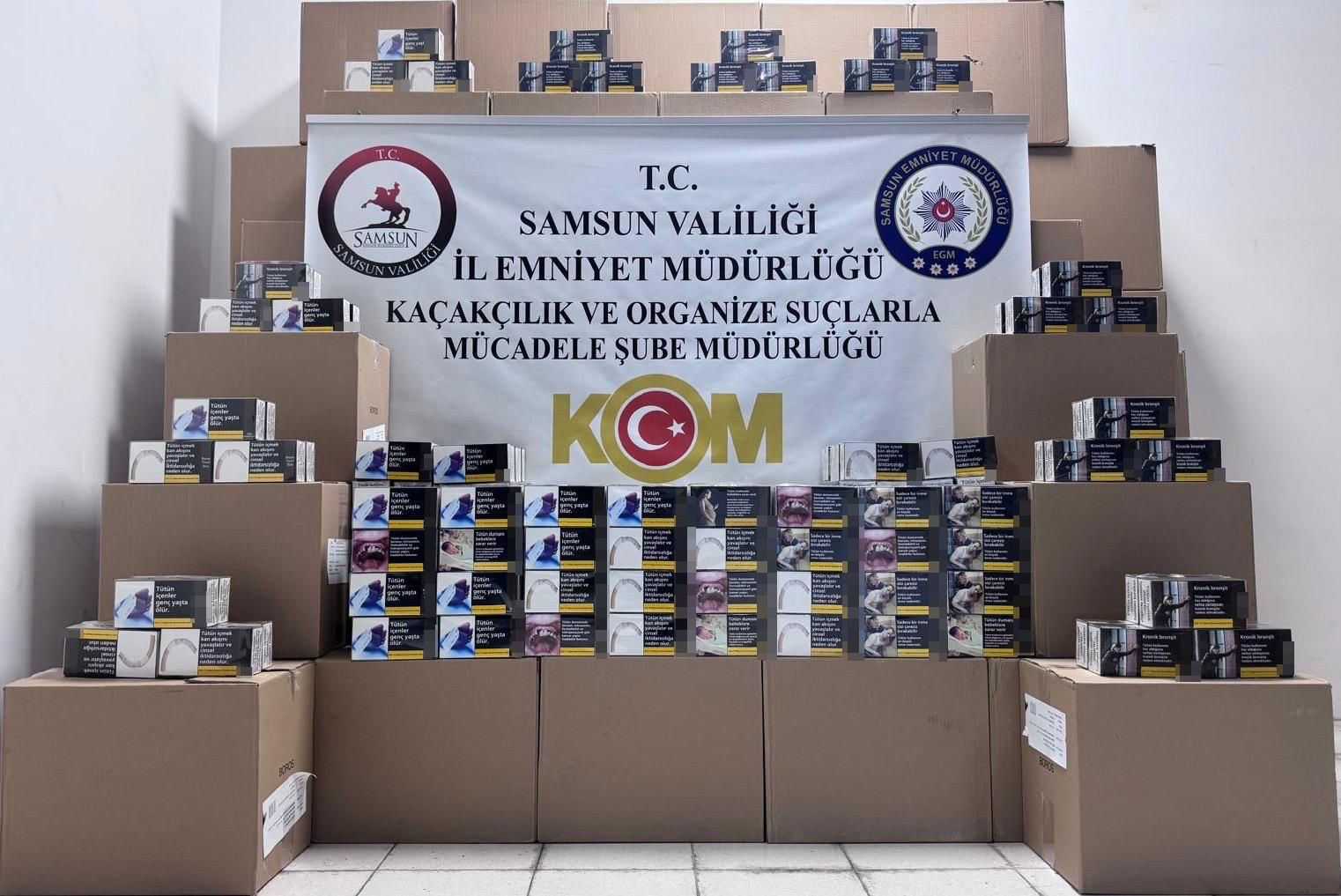 Kaçakçılara gece baskını: 500 bin TL’lik yasa dışı ürün ele geçirildi