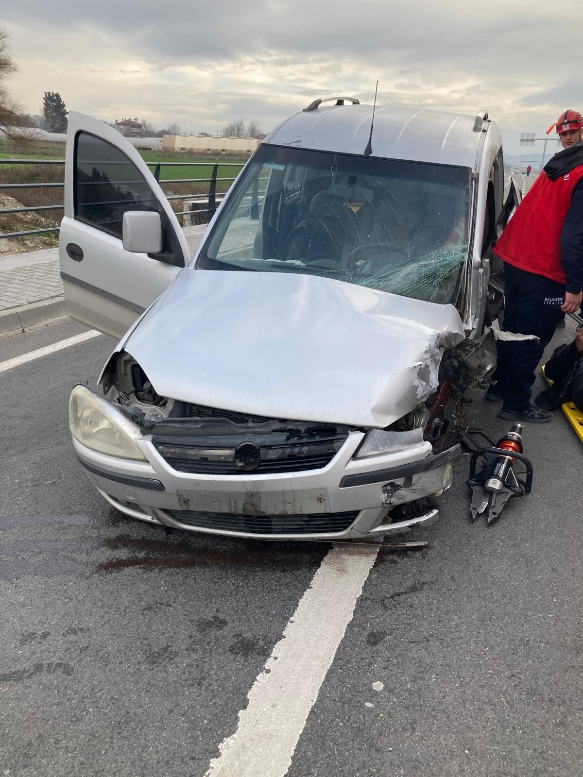 Balıkesir'de trafik kazası: 1 yaralı