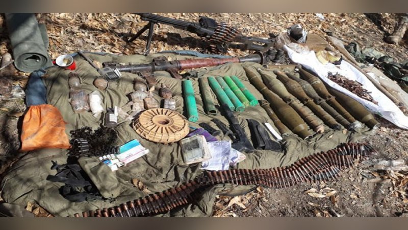 Hakkari'de PKK'ya ait silah ve mühimmat ele geçirildi