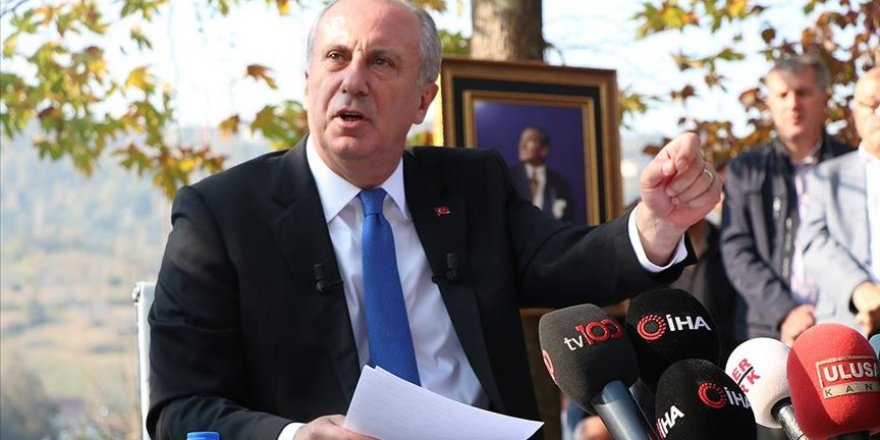CHP'li İnce'den Cumhurbaşkanı Erdoğan'la görüştüğü iddialarına yanıt