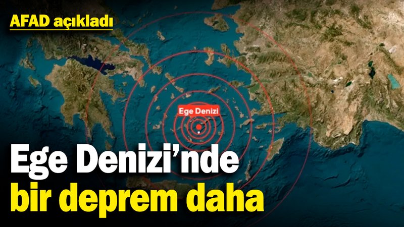 Ege Denizi Santorini yakınlarında bir deprem daha! AFAD açıkladı