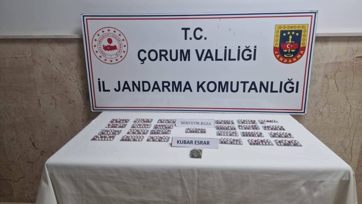 Çorum’da uyuşturucu operasyonu! 3 şahıs gözaltına alındı