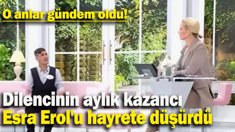 Dilencinin aylık kazancı Esra Erol'u hayrete düşürdü: O anlar gündem oldu
