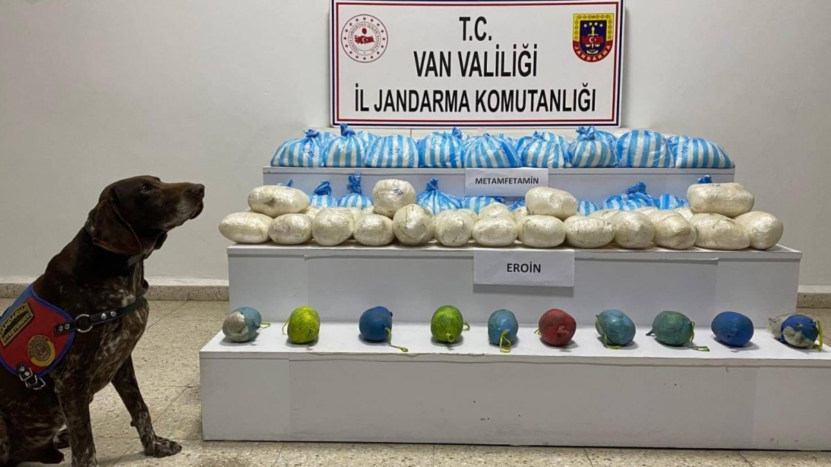 Van’da 110 kilo uyuşturucu ele geçirildi