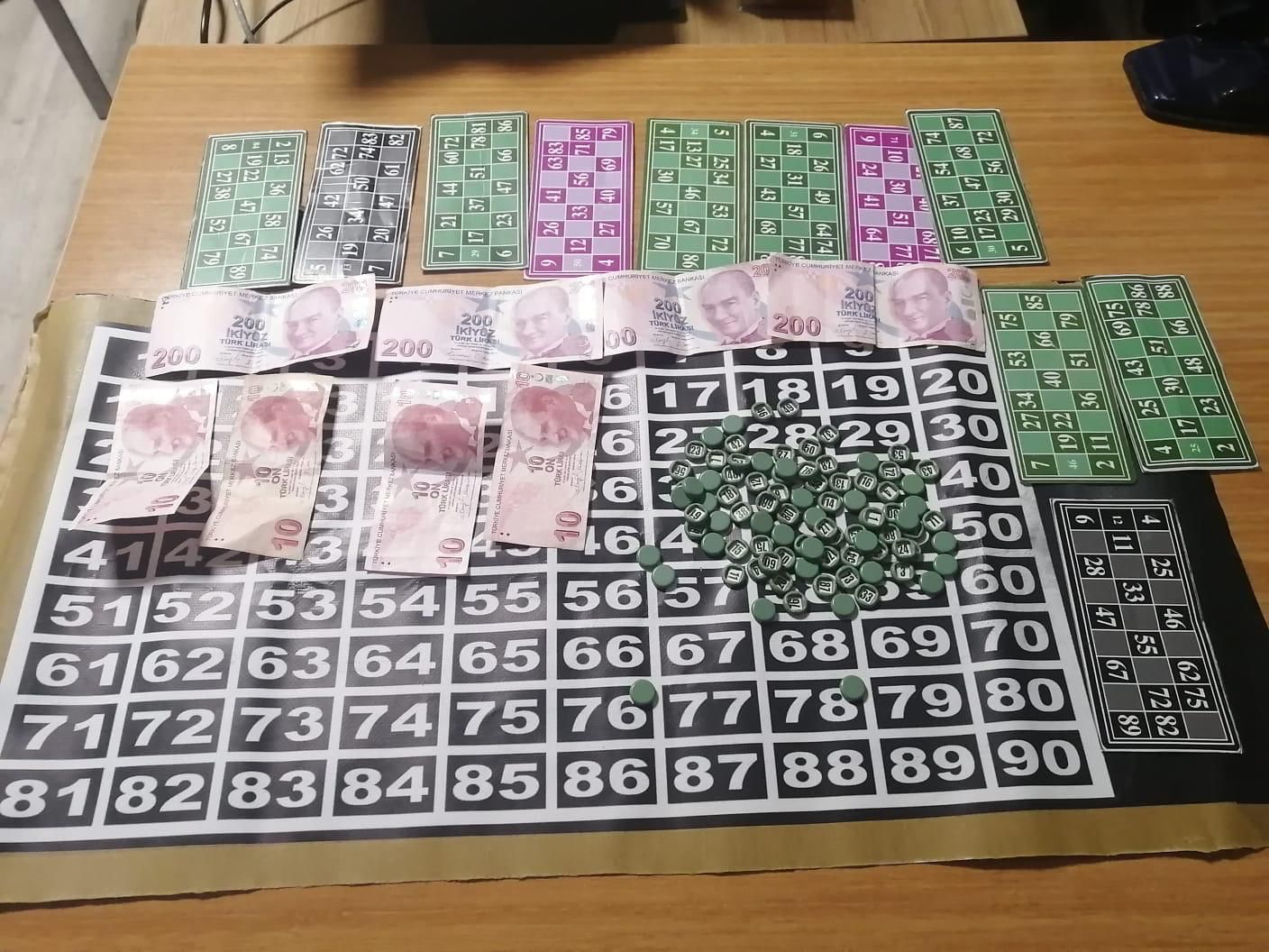 Dernekte kumar oynayan 38 kişiye 351 bin lira ceza kesildi