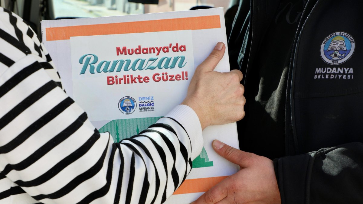 Mudanya Belediyesi'nden Ramazan ayı boyunca erzak desteği