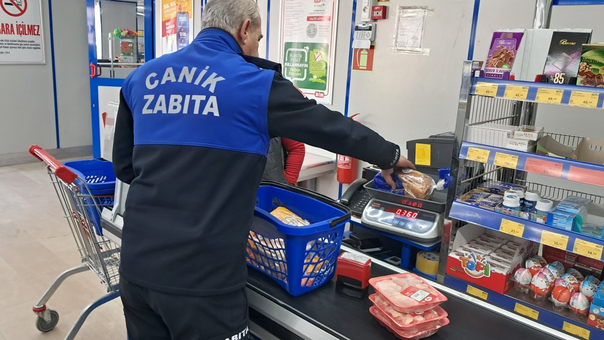 Canik'te marketlere Ramazan denetimi