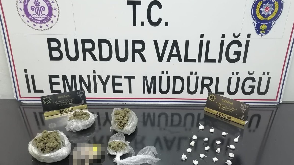 Burdur’da araçtan uyuşturucu çıktı! 1 kişi tutuklandı