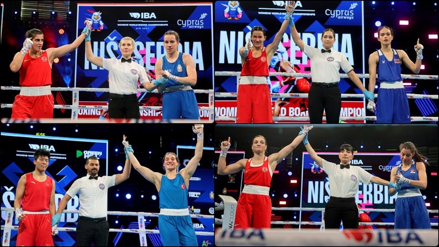 Kadınlar Dünya Boks Şampiyonası'nda 4 sporcuyla finaldeyiz