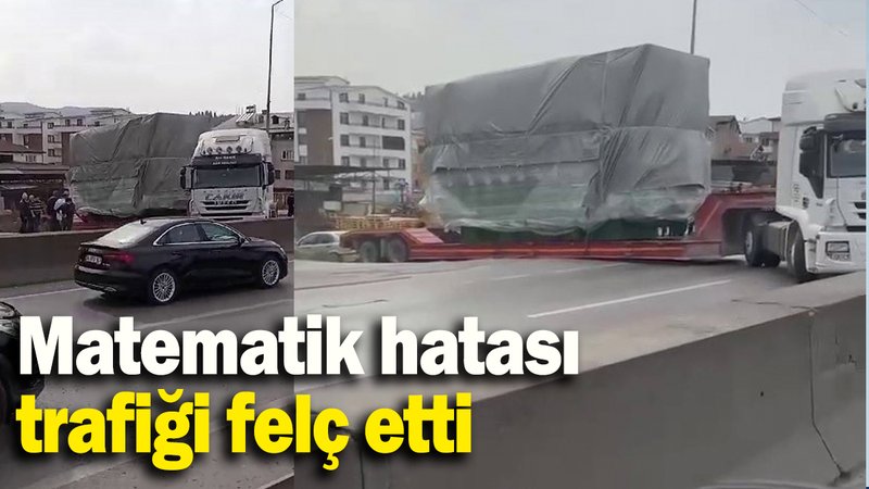 Matematik hatası trafiği felç etti