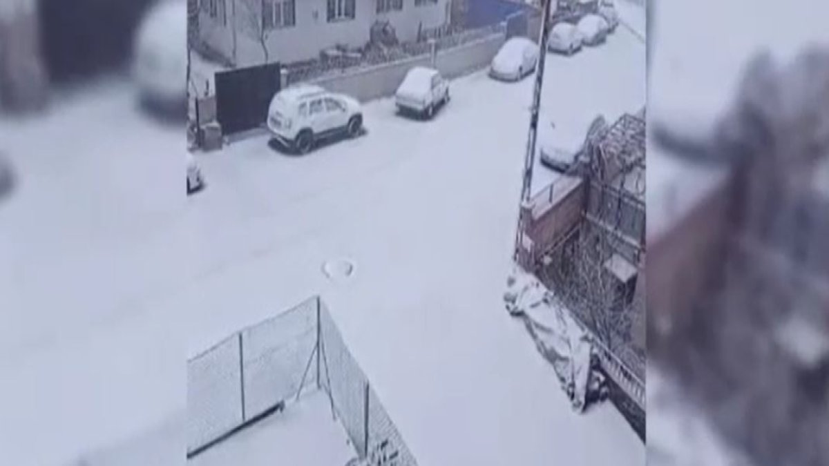 Bolu’da kar yağışı başladı! Yeşil alanlar beyaz örtüyle kaplandı