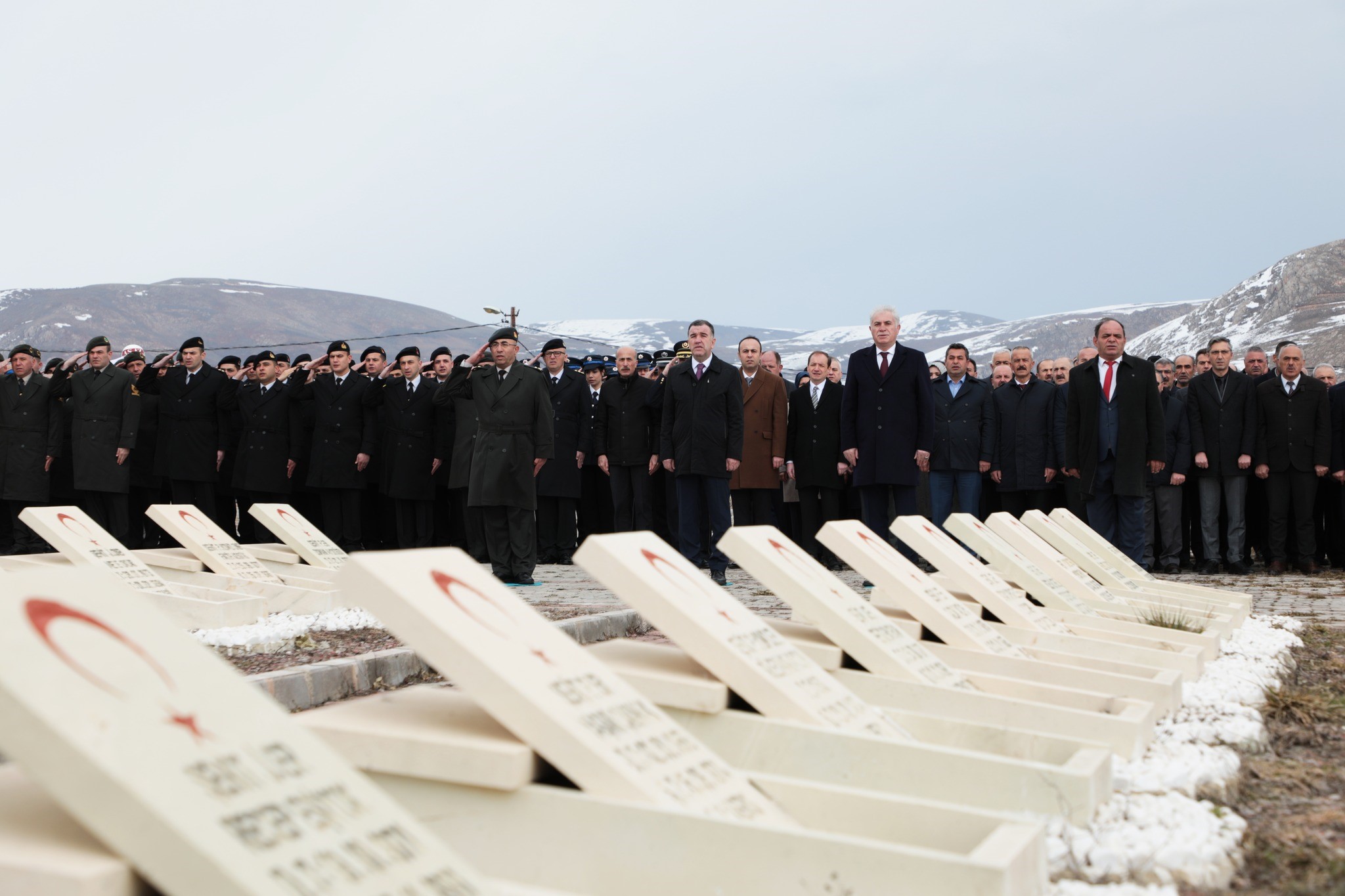 Bayburt'ta şehitler anıldı Çanakkale Zaferi kutlandı