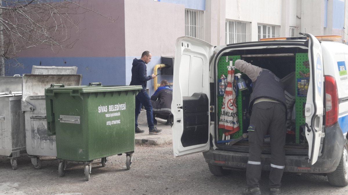 Sivas'ta gaz kaçağı paniğe neden oldu