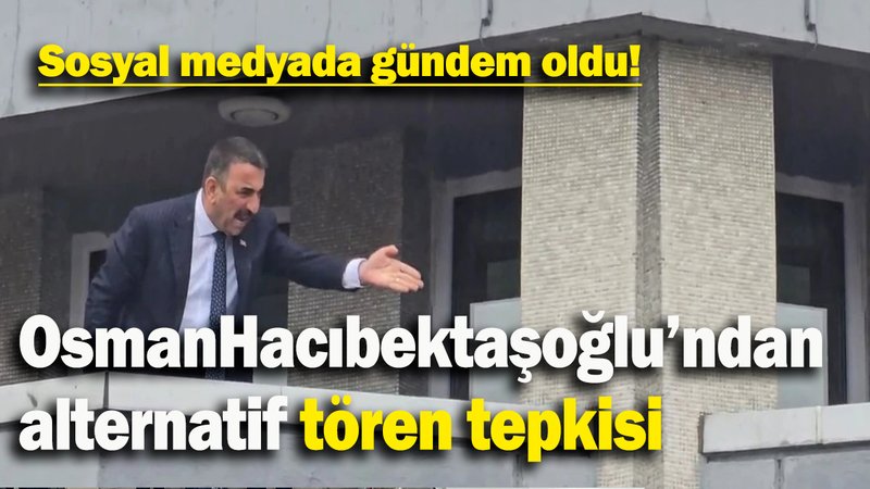 Zonguldak Valisi Osman Hacıbektaşoğlu’ndan alternatif tören tepkisi: Sosyal medyada gündem oldu