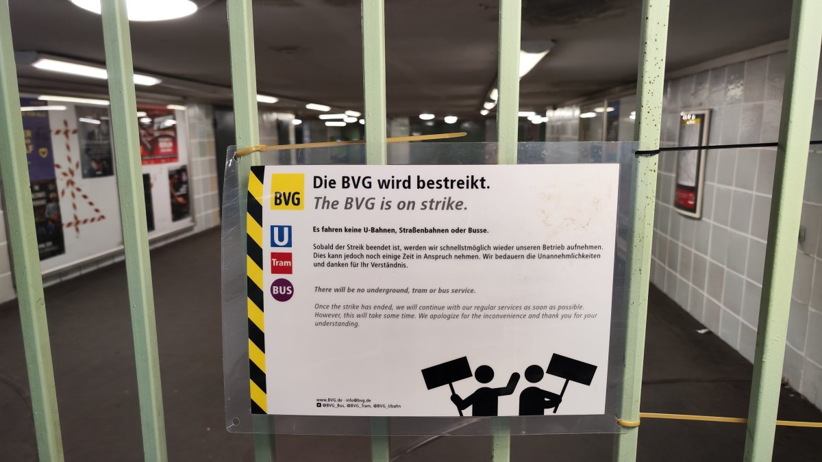 Almanya’da toplu Taşıma çalışanları 2 günlük yeni bir grev başlattı