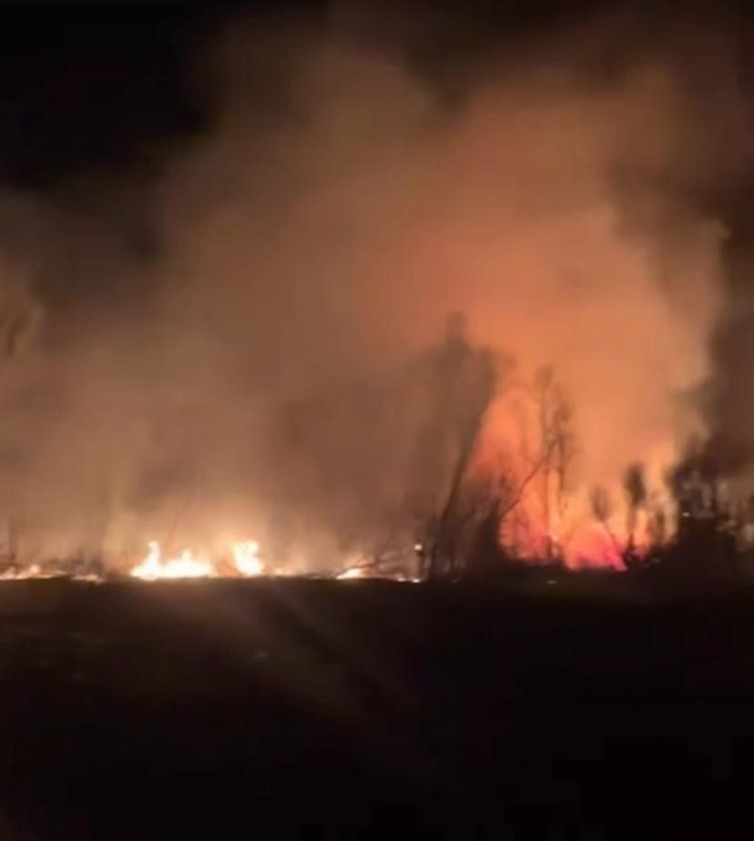 Çankırı’da arazi yangını