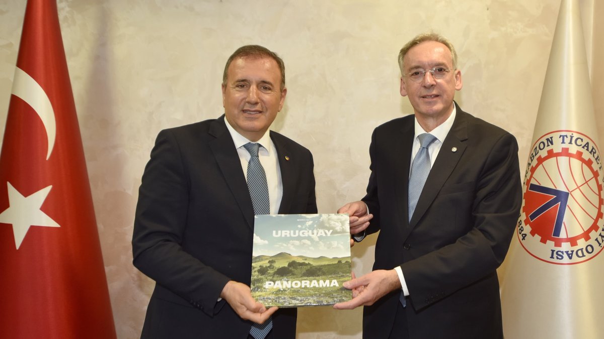 Uruguay'dan Trabzon'a ticaret köprüsü kurulması için geldiler