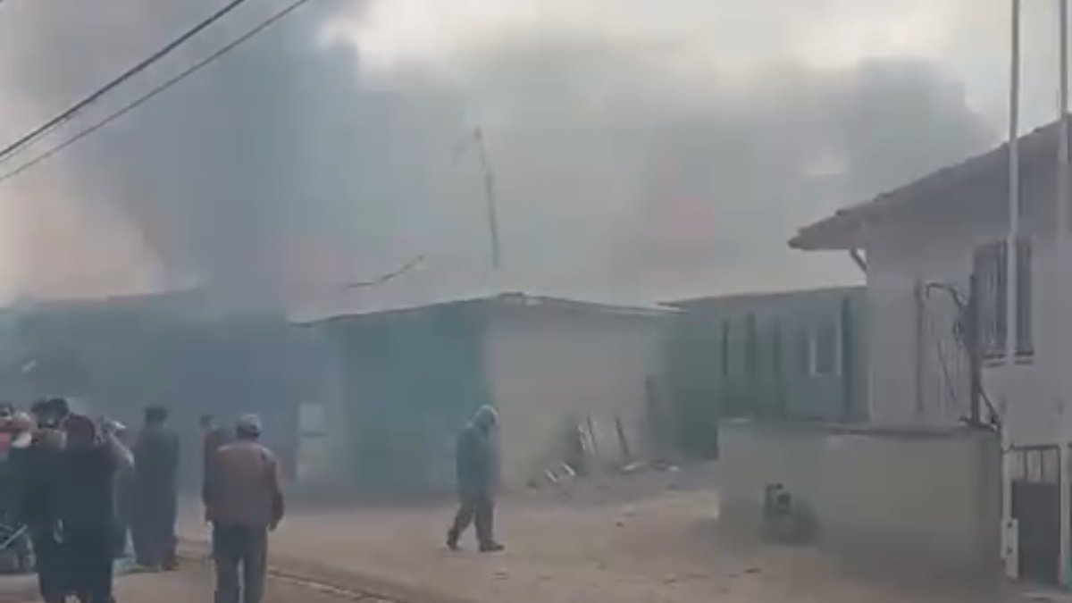 Tokat’ta yangın! Ahır ve samanlık küle döndü