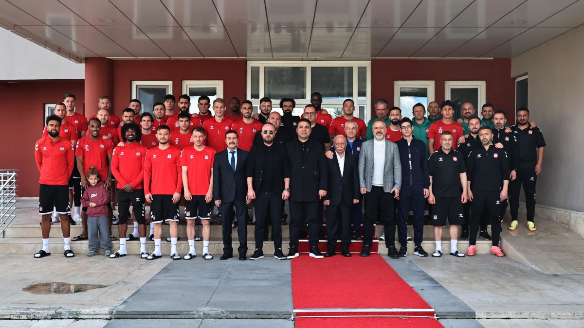 Sivasspor’da bayramlaşma töreni