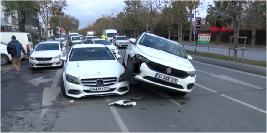 Bakırköy'de ilginç kaza