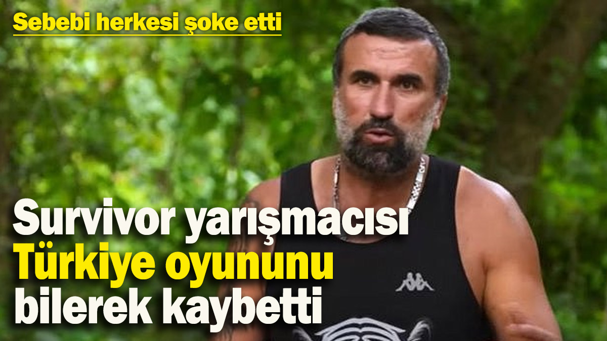 Survivor’da büyük skandal! Yarışmacı, Türkiye oyununu bilerek kaybetti, sebebi ise herkesi şoke etti