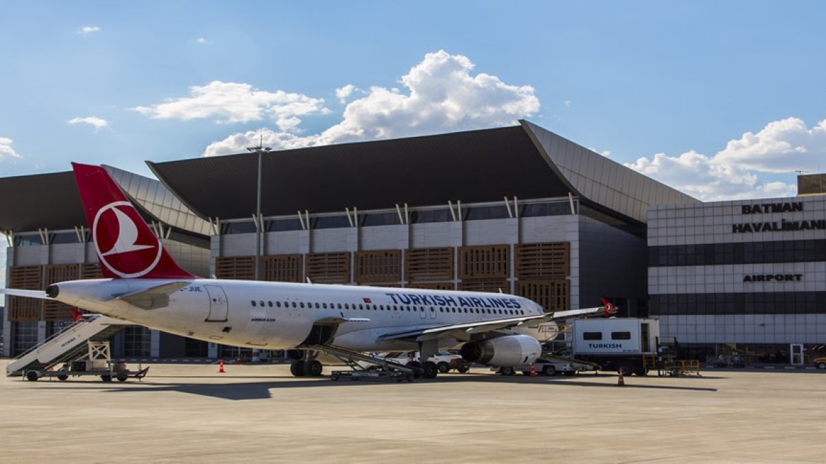 Batman Havalimanı'ndan 46 bin yolcu seyahat etti