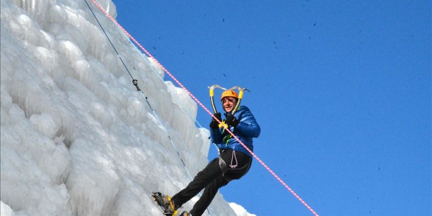 Palandöken'deki yapay buz parkı adrenalin tutkunlarının yeni adresi oldu