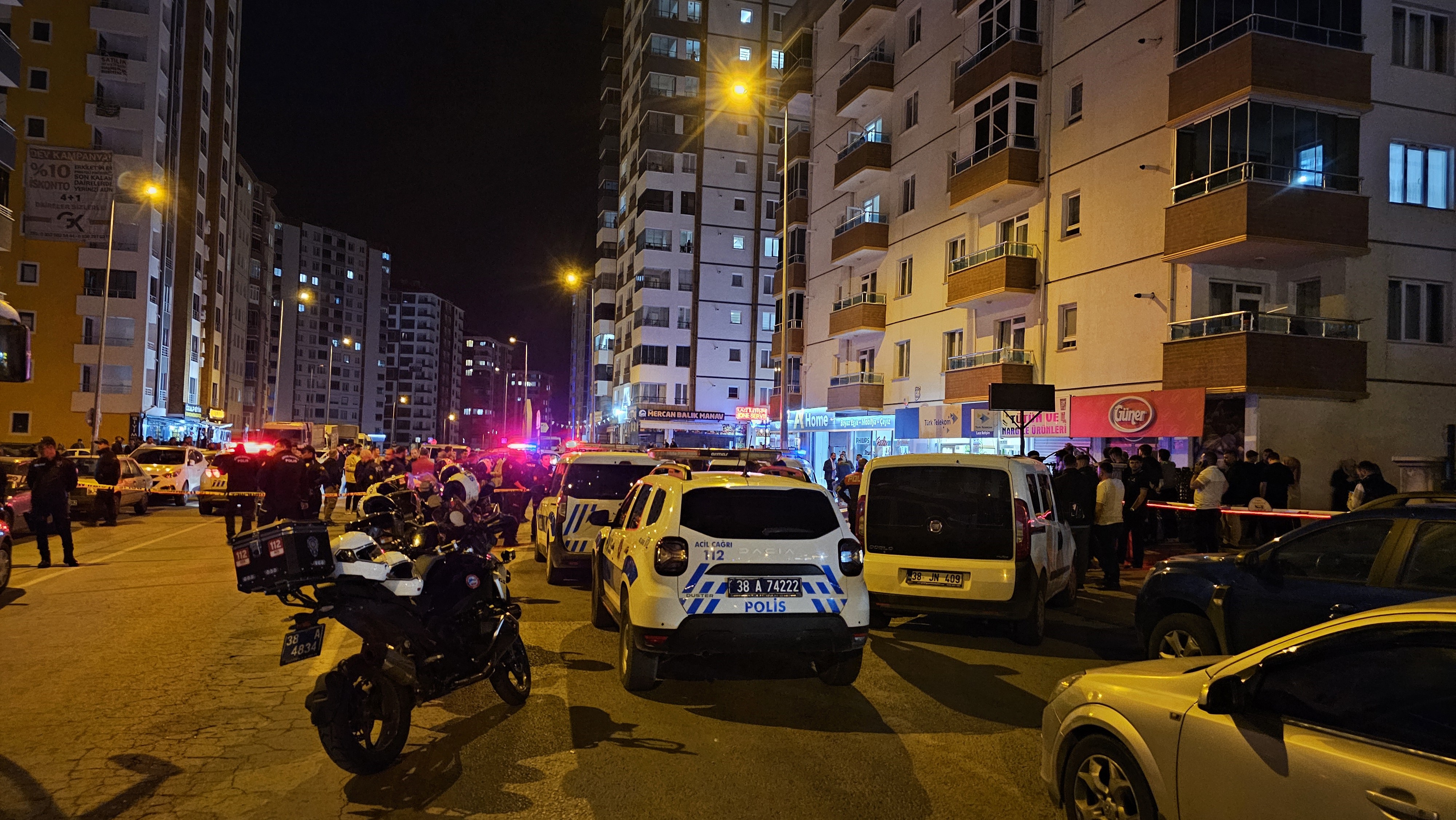 Kayseri'de silahlı kavga: 3 yaralı