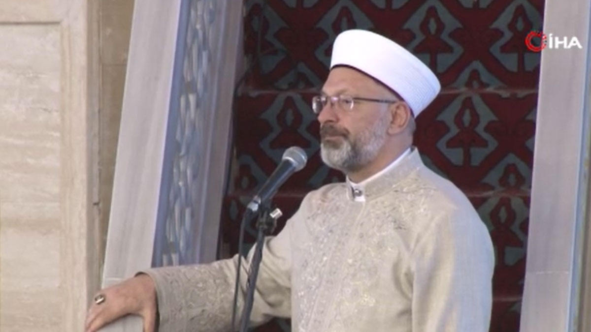 Diyanet İşleri Başkanı Erbaş'tan yağmur duası!