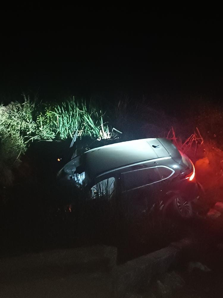 Mardin’de cip şarampole yuvarlandı: 2 yaralı