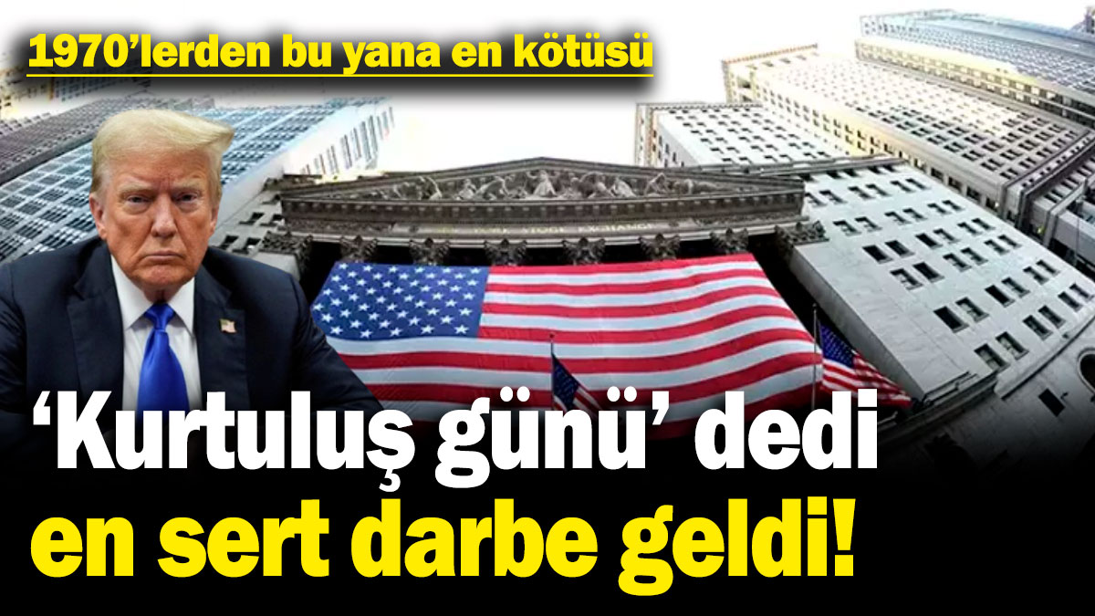 ABD'de her şey kötüye gidiyor! Trump, 'Kurtuluş günü' dedi en sert darbe geldi