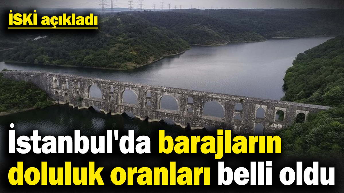 İSKİ açıkladı! İstanbul'da barajların doluluk oranları belli oldu