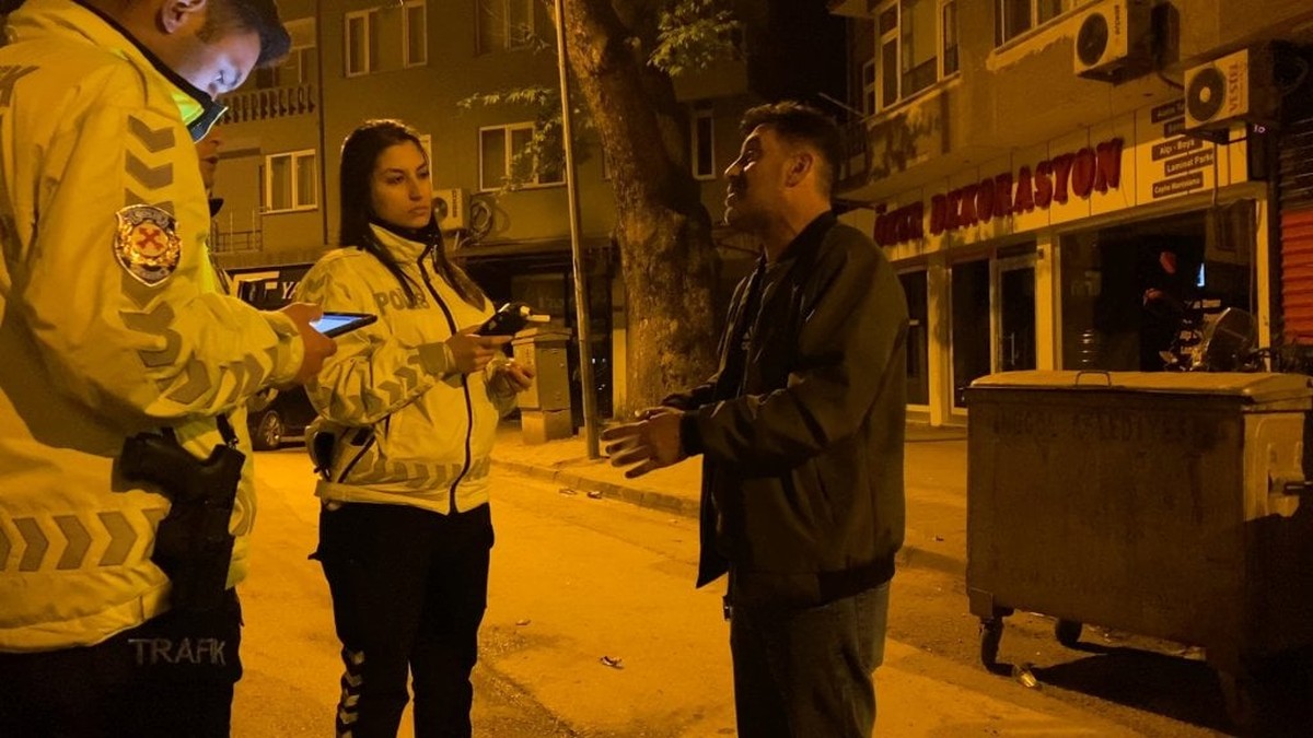 İnegöl'de ehliyetsiz sürücüye 45 bin TL ceza