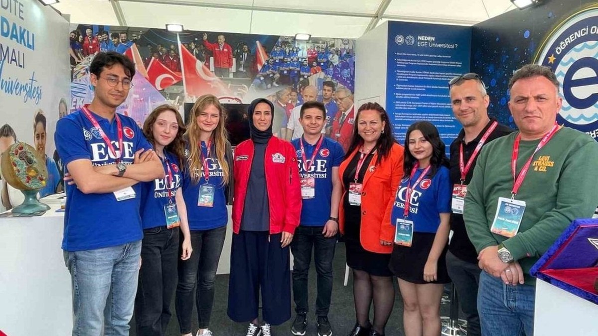 TEKNOFEST KKTC'de Ege Üniversitesi standı büyük ilgi gördü