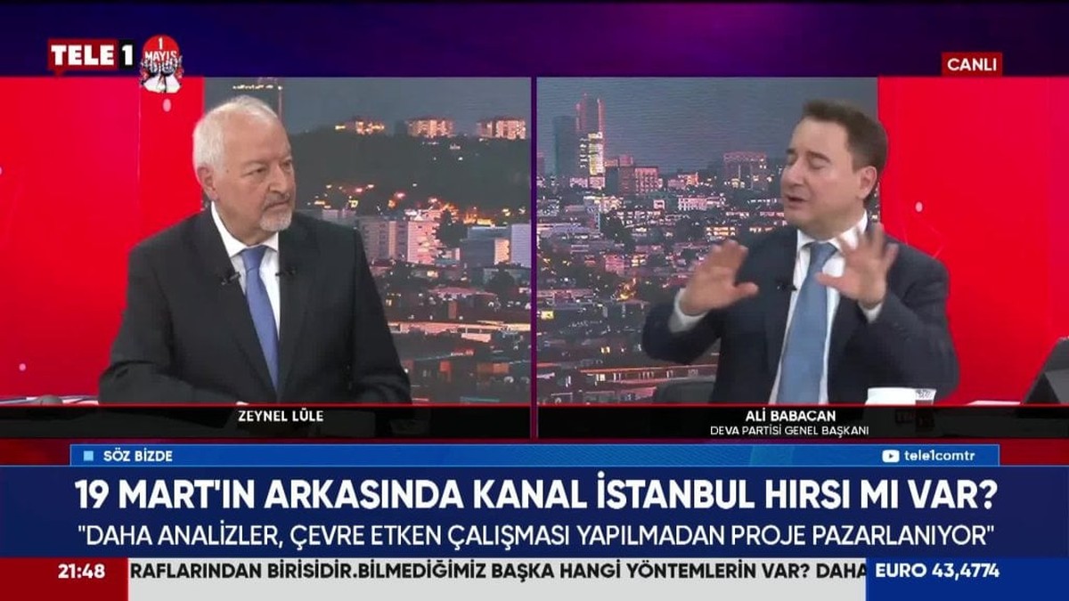 Babacan: Kanal İstanbul, depremde tahliye sorununu ortaya koyuyor