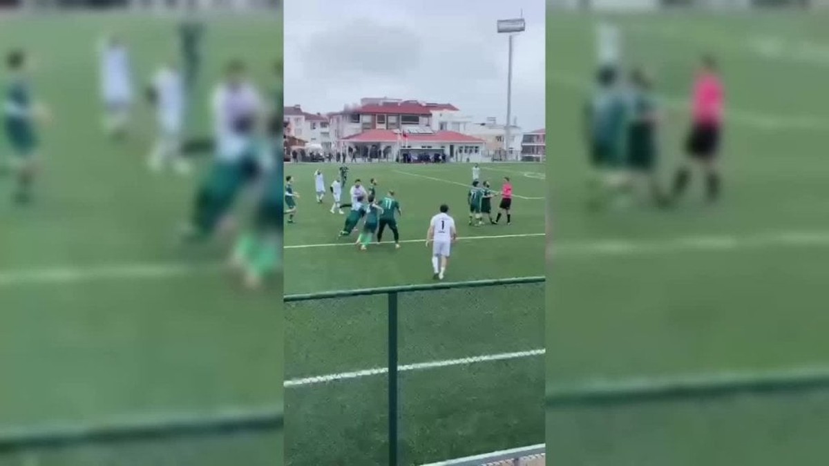 Gerze Spor-Türkeli Spor maçı olaylı bitti