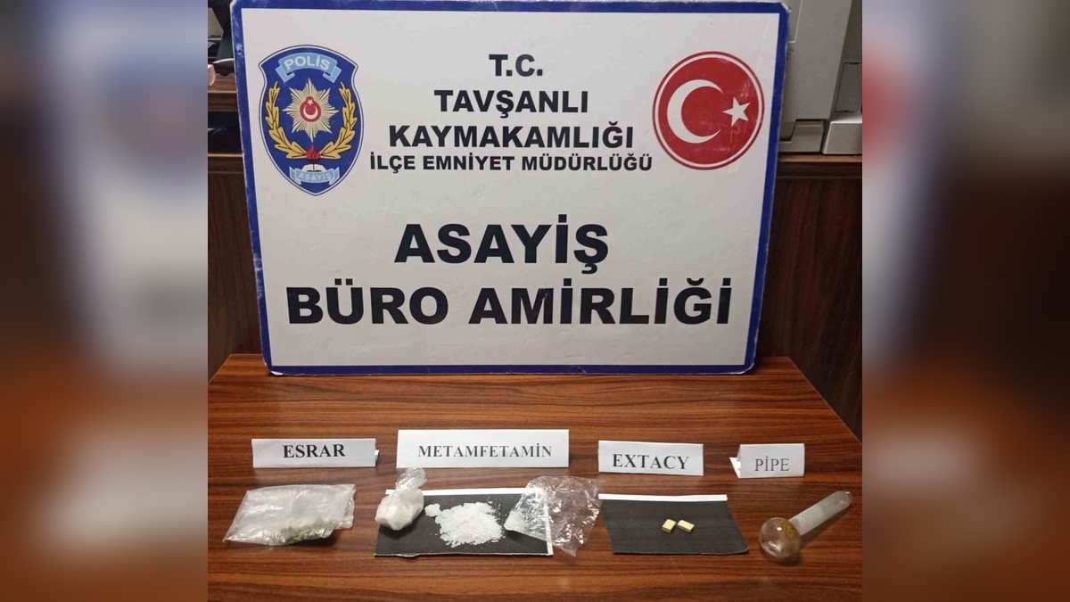 Tavşanlı'da uyuşturucu operasyonu: Şüpheli tutuklandı