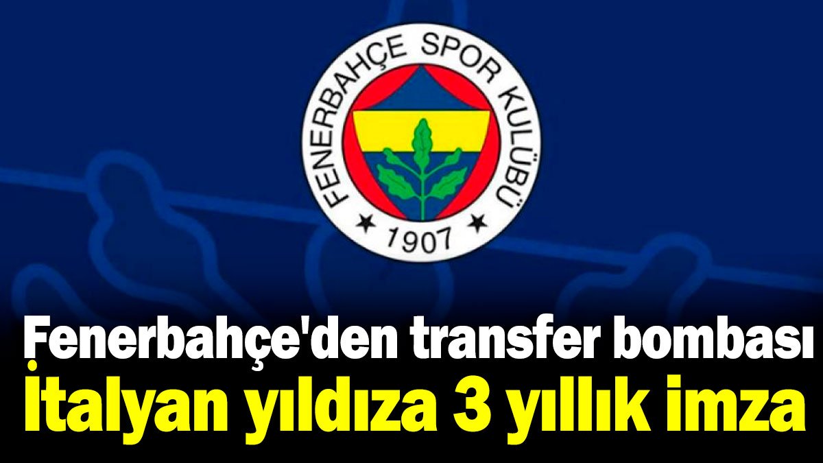 Fenerbahçe voleybolda transfer bombasını patlattı: İtalyan yıldıza 3 yıllık imza