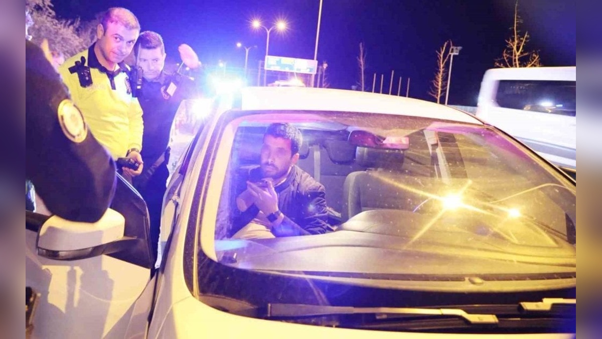 Aksaray'da KOSGEB Müdürü'nün şoförü alkollü yakalandı