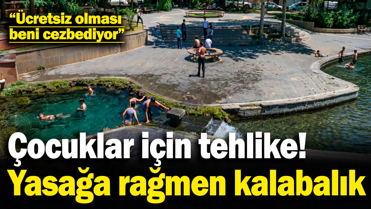 Çocukların tehlikeli eğlencesi! Yasağı çiğniyorlar