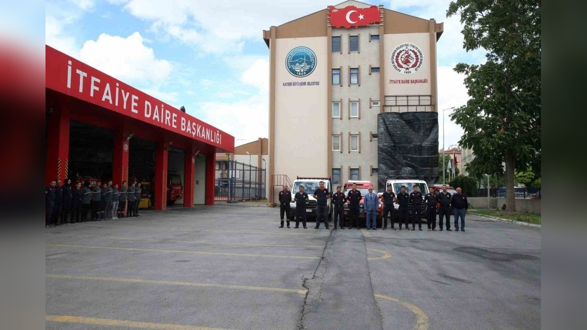 Kayseri itfaiyesi nisan ayında 567 olaya müdahale etti