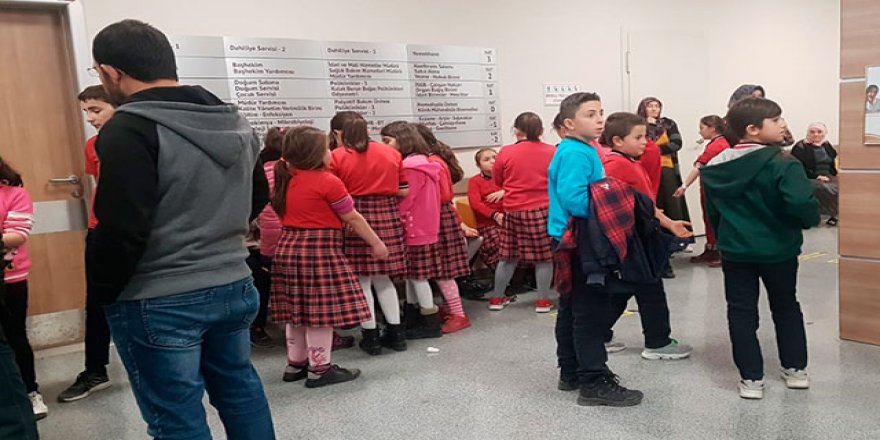 Erbaa'da 41 öğrenci, gıda zehirlenmesi şüphesiyle hastaneye kaldırıldı