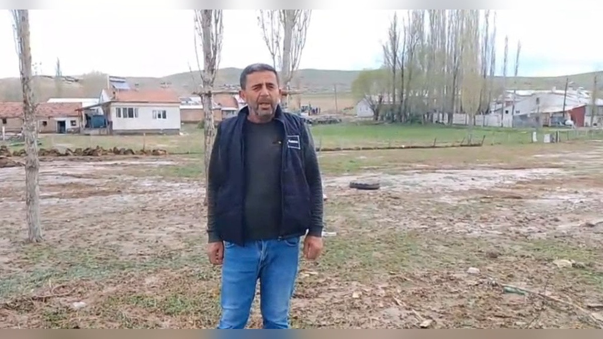 Sivas'ın Yanalak Köyü'nde dolu felaketi