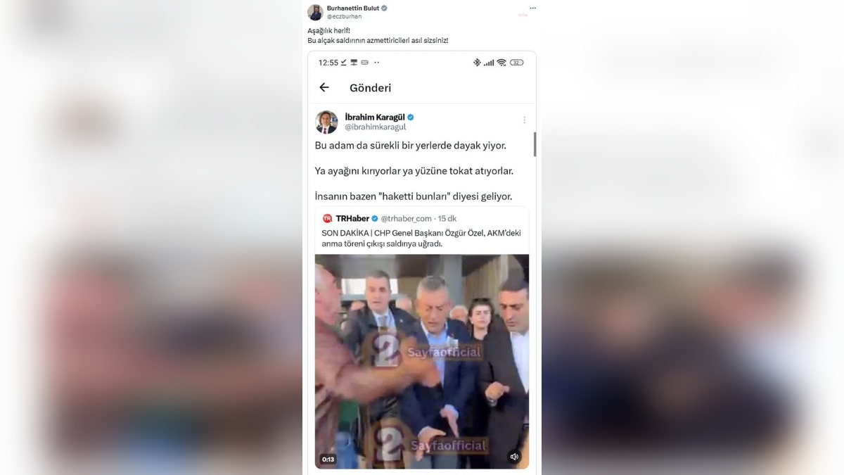 Bulut: Özel'e Saldırı, Toplumsal Kutuplaşmanın Göstergesi