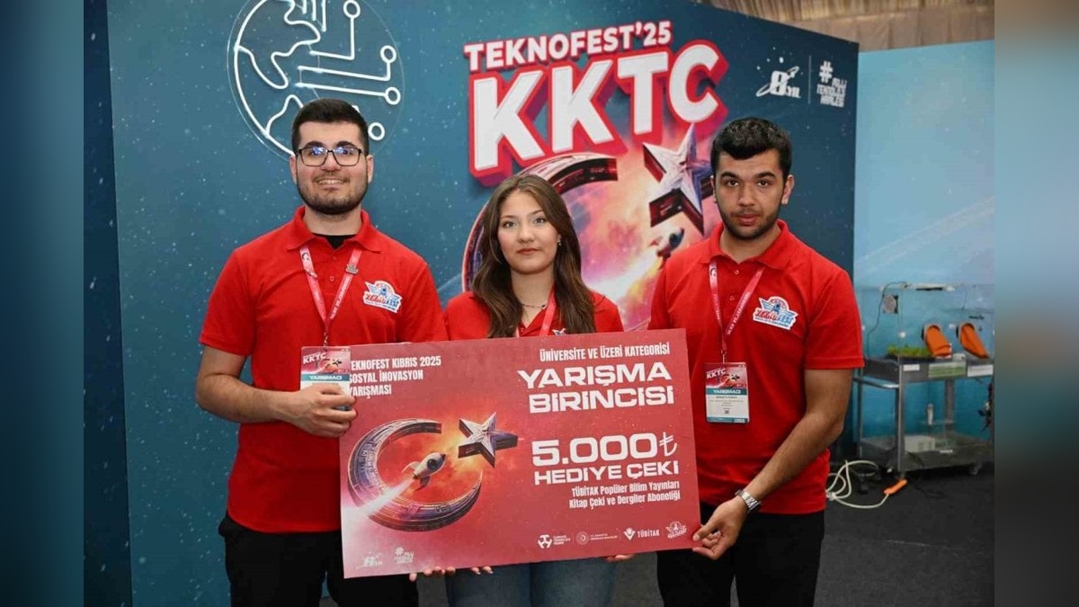 Manisa CBÜ OptiTech 2, TEKNOFEST Kıbrıs'ta birincilik kazandı