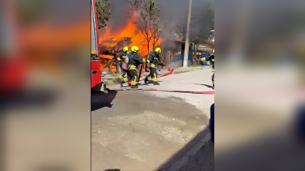 Bolu'da Yabancı Uyruklu Ailenin Evi Yandı